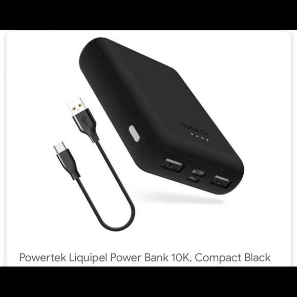 Liquipel Powertek Compact Portable Charger, Battery Bank 10000 mAh, Micro USB - Picture 2 of 7